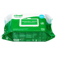 Clinell Universal Sanitising Wipes - Pack 200
