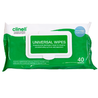 Clinell Universal Sanitising Wipes - Pack 40