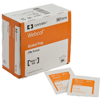 Webcol Alcohol Prep Wipes - Box 200