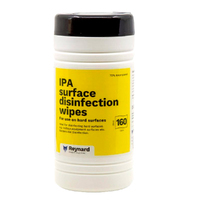Reynard IPA Surface Disinfection Wipe 70% Isopropanol - 20cm x 22cm - Cannister 160