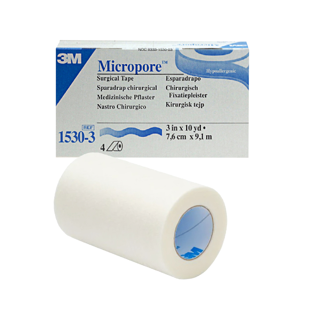 3-Pack 3M 1530-2 Micropore Paper Medical Tape 2 in. (Set of 3)