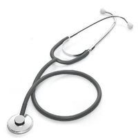 ABN Nurse Stethoscope Lightweight Stainless Steel - Grey
