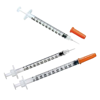 BD Medical Insulin Syringe 0.3mL with Needle - 31g x 8mm - Box 100