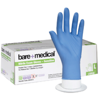 Baremedical Nitrile Exam Gloves - Various Sizes - Box 200