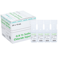 B Braun Sodium Chloride Injection Saline Sterilising Ampules - 10mL - Box of 20