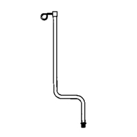 Fisher & Paykel Water Bag Pole Bent with Swivel Hook - 0.8m