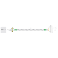 ClearLite ClearLite CoughAssist breathing system, Large Adult Mask, Smoothbore Tubing 1m - Each