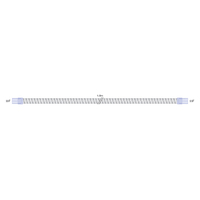 Intersugical 22mm Smoothbore tube 1.8m with soft end connectors, 22F-22F