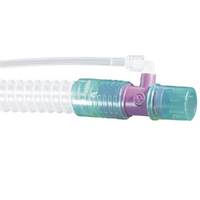 Intersugical Smoothbore Bilevel Breathing System, 22mm Adult/Pediatric w/ Swivel, CO2 Leak Port, 1.8m - Each