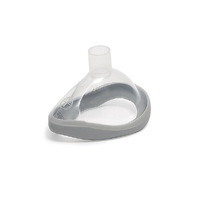 ClearLite CoughAssist face mask, size 1, infant, grey seal, no hook ring, 15mm - Each