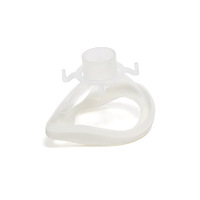 ClearLite CoughAssist face mask, size 2, paediatric, white seal, with hook ring, 22F - Each