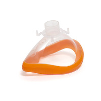 ClearLite CoughAssist face mask, size 5, large adult, orange seal, with hook ring, with hook ring, 22F - Each