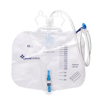 Linear Medical Urine Drain Tear Drop Bag - 2L