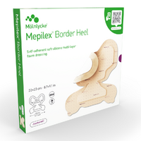 Mepilex® Border Heel Dressing - 22cm x 23cm - Box 6