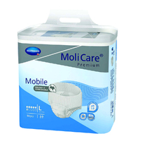 Molicare Premium Mobile 6 Drops - Large - 100cm x 150cm - 1963mL - Pack 14