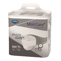 Molicare Premium Mobile 10 Drops Unisex - X Large Waist 130 - 170cm 2757ml - Pack 14