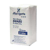 Multigate Non-Woven 4 Ply Gauze Swabs - 5cm x 5cm - Pack 100