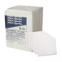 Multigate Non-Woven 4 Ply Gauze Swabs - 7.5cm x 7.5cm - Pack 100