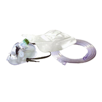 Parker High Concentration Partial Non-Rebreathing Disposable Adult O2 Therapy Mask - Elongated