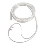 Smoothflow® Oxygen Nasal Curved Tips Cannula - 2.1m - Paediatric