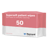 Reynard Multi-Purpose Super Soft Strong Patient Wipe - 33cm x 29cm - Pack 50