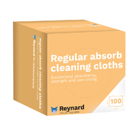Reynard Absorb Cleaning Cloths Regular - 35cm x 35cm - Pack 100