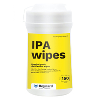 Reynard IPA Surface Disinfection Wipe 70% Isopropyl Alcohol - 23cm x 14cm - Tub 150