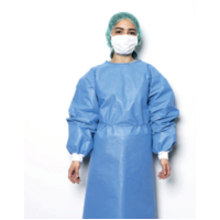 Softmed Isolation Gown Level 1 Blue - Medium - Pack 10