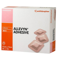 Allevyn Adhesive Foam Dressing - 7.5cm x 7.5cm - Box 10