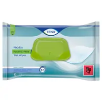 TENA ProSkin Plastic Free Wet Wipes - Pack of 48