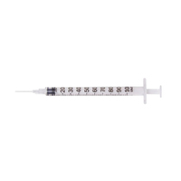 Terumo Hypodermic Insulin Syringe with Needle - 1mL 27mm - Box 100