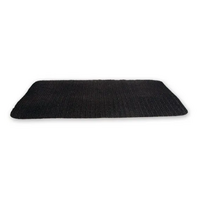 Trenton Tray Mat Rectangle, Non-Slip Black, 410 X 310mm - Each