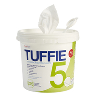 Tuffie 5 Universal Sanitising Wipes - Tub 225