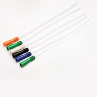 UnoMedical PVC Nelaton Intermittent Catheter - Luer Funnel Sleeve Connector - 23cm - Female