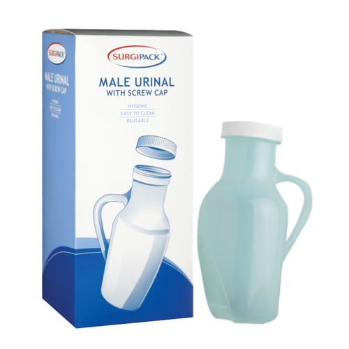 Male Urinal 1Lt  Autoclavable With Screw Cap